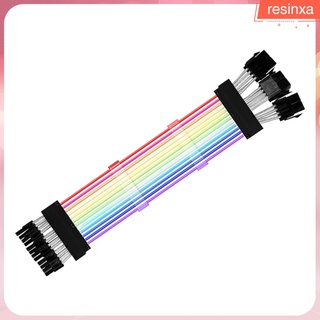 PSU PC Cables GPU Cables Motherboard Extension RGB Cable RGB LED Strips Extension Cable Kit Power Supply Cables Colorful