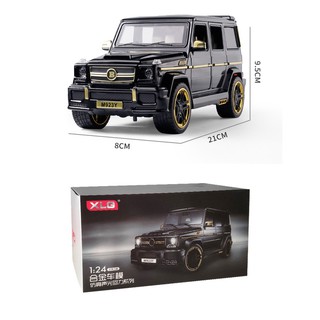 1:24/Mercedes-Benz Babs g65 modified off-road alloy car Diecast Metal Pull Back Car (6)