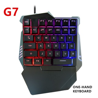 ☋✁FOREV FV-61 61 Keys Wired Mini Gaming Keyboard Mechanical Feeling Keyboard