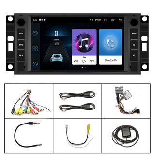 Android 9.0 2+32G black car radio 7-inch touch screen car multimedia player with GPS navigation Wifi MP5 USB FM rear view camera
