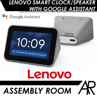 Lenovo Smart Clock and Smart Speaker with the Google Assistant - 4" TOUCHSCREEN IPS Display Wi-Fi