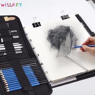 33 Pcs H&B Sketching Pencils Drawing and Sketch Kit Set Hobbies & Stationery