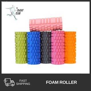 Foam roller❦□Yoga Foam Roller EVA Massage Muscle Fitness Sports Gym Pilates Equipment