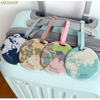 MIOSHOP World Map Travel ID Luggage Tag Suitcase Label