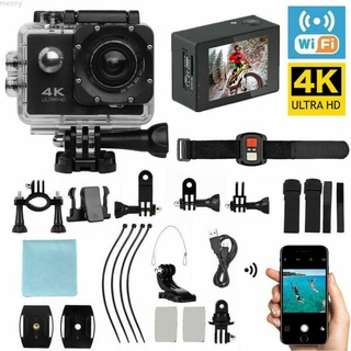 Sports Action Camera Action Cam Camera UHD 4K WiFi Waterproof 170 ° Wide Angle