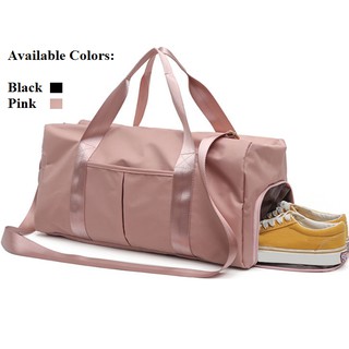 Sports Gym Bag Fitness Bag Travel Handbag Yoga Bag With Shoes Compartment Foldable Luggage Bag (1)