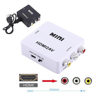 [READY STOCK] Digital HDMI to RCA Composite Video Audio Adapter (3)