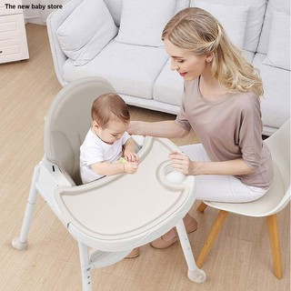┋☄WJF Foldable High Chair Booster Seat For Baby Dining Feeding, Adjustable Height & Removable Legs
