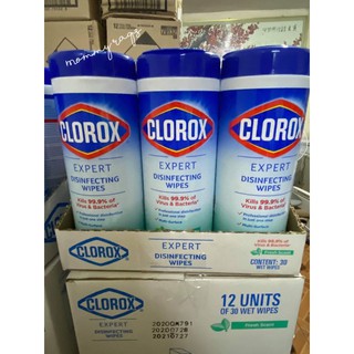 CLOROX DISINFECTING WIPES 30 sheets