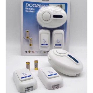 Doorbells✷❄☬GQN Wireless Remote Control Dual Doorbell/Door Chime
