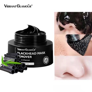 VIBRANT GLAMOUR Bamboo Charcoal Blackhead Remover Face Peeling Mask Acne Treatment Skin Care 30g (1)