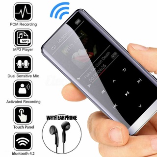 Bluetooth MP3 Player Recorder 1.8 Inch OLED Touch Screen Portable HIFI 5D Music Player Recording Pen