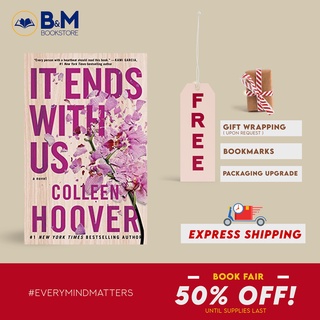 IT ENDS WITH US by Colleen Hoover (100% ORIGINAL) + Limited Edition Bookmark | Book | Books