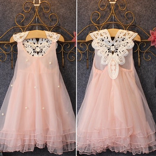 Baby Girls Party Dress Lace Tulle Gown P Sundress