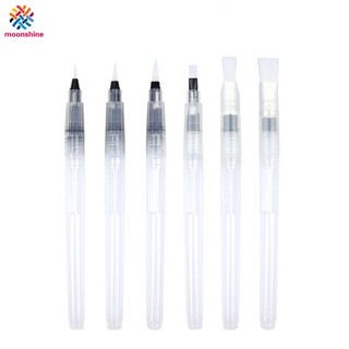 6pcs Water Color Brush Pen Soft Watercolor For Beginner Painting Drawing Art Supplies/colored pen