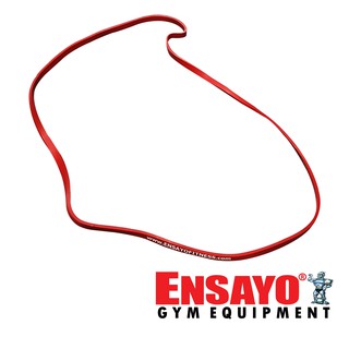 ENSAYO Long Loop BAND 41-inch Red Non-Slip Gym Resistances Exercise Banded Stretching Rehab Mobility