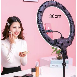 16/20/26/33/36CM Ring Light LED self-timer video ring light Makeup Lamp Live Light 24W dimmable 2600-6500K color temperature