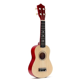 Ukulele 21 inch Ukelele Soprano 4 Strings Hawaiian Spruce Basswood Guitar Uke + String + Pick String