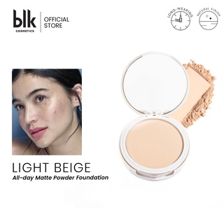 blk cosmetics All-Day Matte Powder Foundation Light Beige