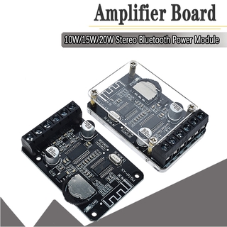 10W/15W/20W/30W/40W Stereo Bluetooth Power Amplifier Board 12V/24V High Power Digital Amplifier Module XY-P15W