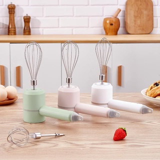 Mixer Egg Beater Wireless Stainless Steel Electric Hand Mixer Electric Power Handheld Whisk Mixer (4)