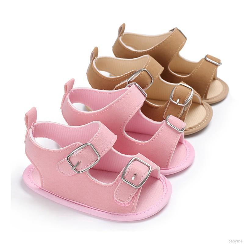 Summer Infant Kids Boy Girl Anti-slip Sandals Baby First Walkers Crib Shoes
