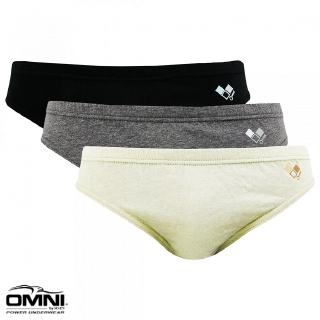 OMNI By SO-EN Men's 3in1 CHEVY Cotton Bikini Brief