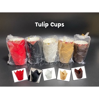 3 oz tulip cups muffin cups 50 pcs