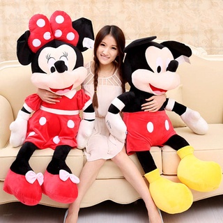 Hot Sale Mickey Minnie Mouse Goofy Pluto Donald Duck Minnie Mickey Plush Stuffed Pillow Doll Toy for