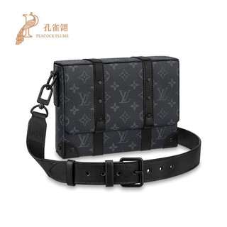 LV/Louis Vuitton2021New Men's Bag Classic PresbyopicTRUNKMessenger Bag Shoulder Messenger BagM45727 (1)