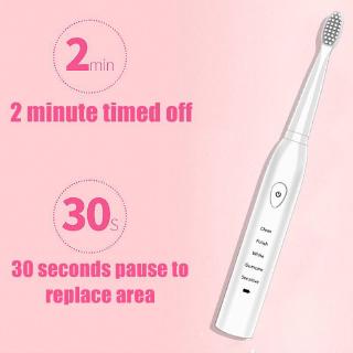 5 Mode Ultrasonic Electric Toothbrush Adult Timer Brush Usb Charge Soft Tooth Brushes With 4pcs Head (7)