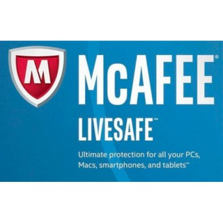 McAfee LiveSafe Antivirus 2021 For 1 PC, 2 Yêārs