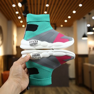 Children's socks shoes new Korean version of the knitted boys and girls help ventilation shoes
