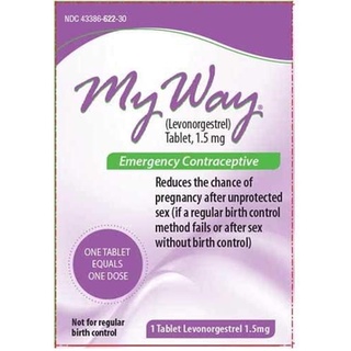 MyWay Morning After Pill, 1 Tablet