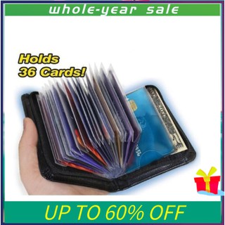 Portable Card Pack - RFID Security Protective - Holds 36 Cards Lock-wallet for Men & Women (1)