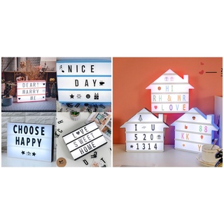 ♈▩COD☑️ SIZE A4 Light box Letter Message Ligh DIY LED BOARD with usb