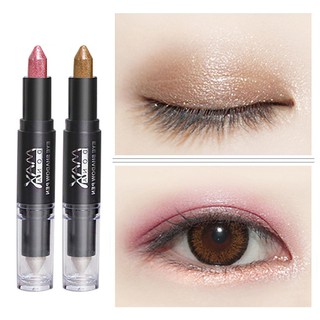 Double Headed Cosmetic Eye Shadow Stick Highlighter Eyeliner Pencil Pen Makeup