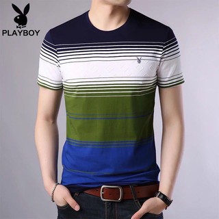 Men's Fashion Casual Stripe Tshirt