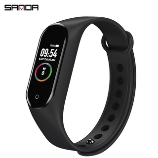 【SANDA Official】Smart Bluetooth for IOS Android Waterproof Connection Pedometer Heart Rate Blood Multi-function Sports Digital Display Smart Watch Smart Watch Fitness Watch