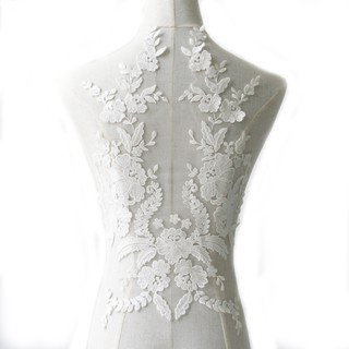 Lace Flower Sew On Patch Badge Wedding Bridal Dress Applique (1)