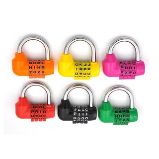 Letter Code Dial Combination Suitcase Luggage Diary Password Lock Padlock☆