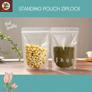 Frosted Plastic Packaging 22x32 Ziplock Standing Pouch Doff