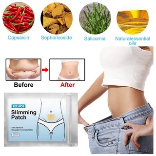 EELHOE 10Pcs Slim Patch Navel Sticker Slimming Fat Burning For Losing Weight Cellulite Fat Burner Paste Belly Waist