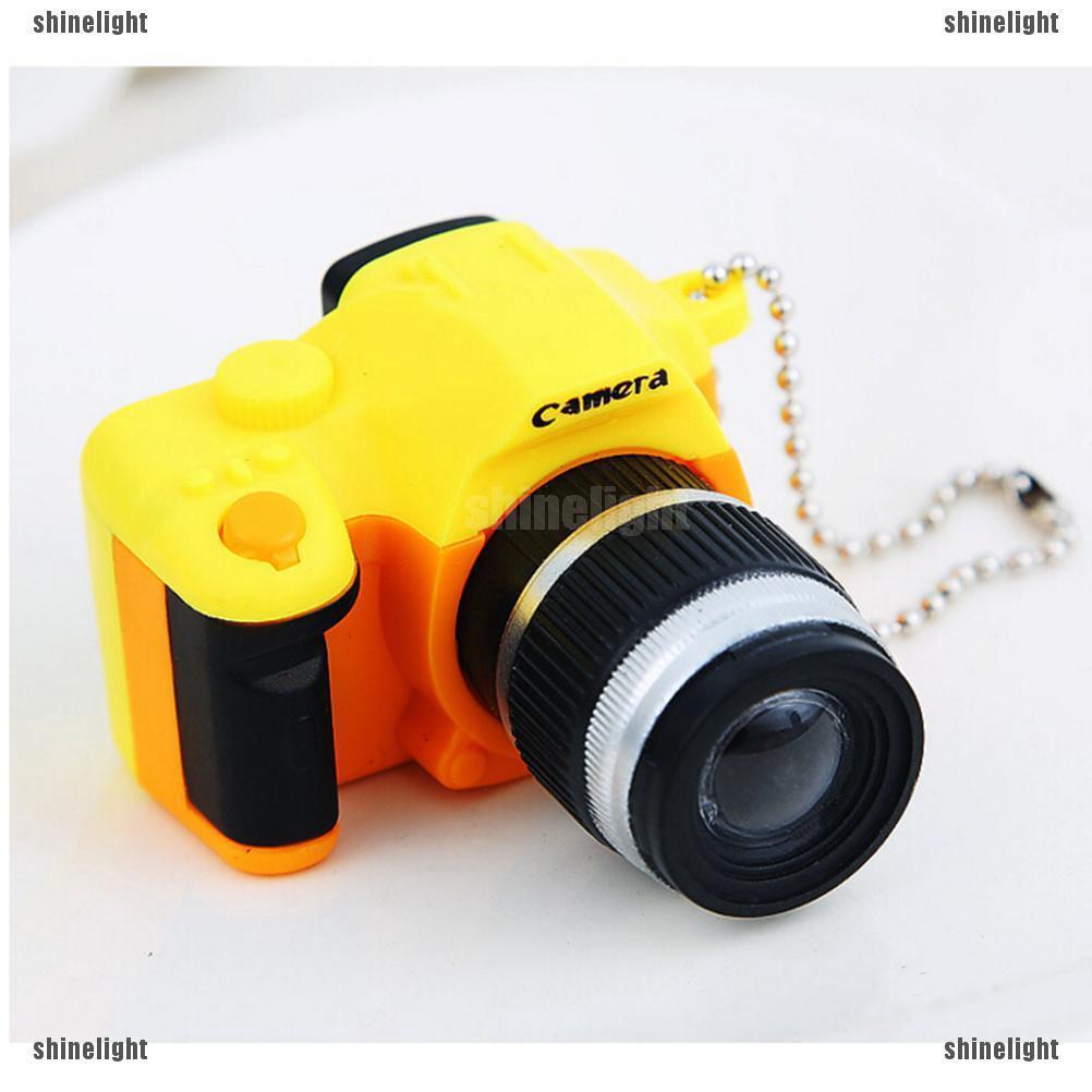 ☃SHL☃ Cute Mini Toy Camera Charm Keychain With Flash Light&Sound Effect Gift [LT] (3)