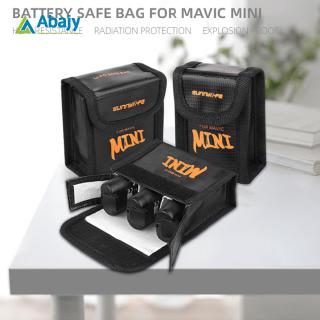 Mini Storage Bag for DJI Mavic Drone Battery Shock-proof Battery Explosion-proof Safety Protective Case