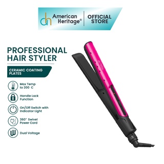American Heritage Professional Hair Styler/Hair Straightener AHHS-6249