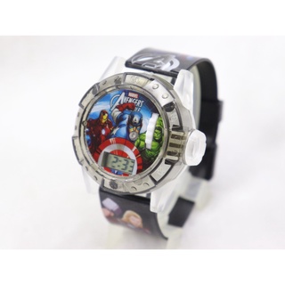 Buy 1 take 1 The Avengers toy watch with 6 projection modes cartoon children's digital watch for boy