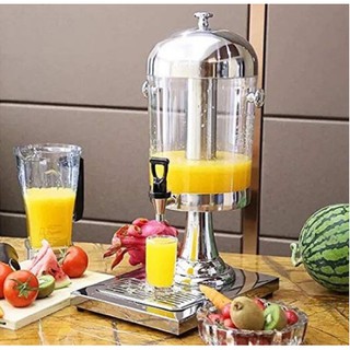555 8L STAINLESS STEEL SINGLE JUICE DISPENSER WITH ICE CHAMBER cod 1#
