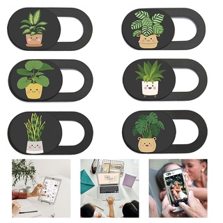 6pcs/set Cute Plant Camera Webcam Laptop Privacy Protector Masking Sticker for PC Privacy