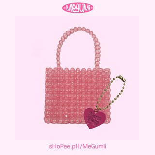 Megumi Made - Pink Bead Bag